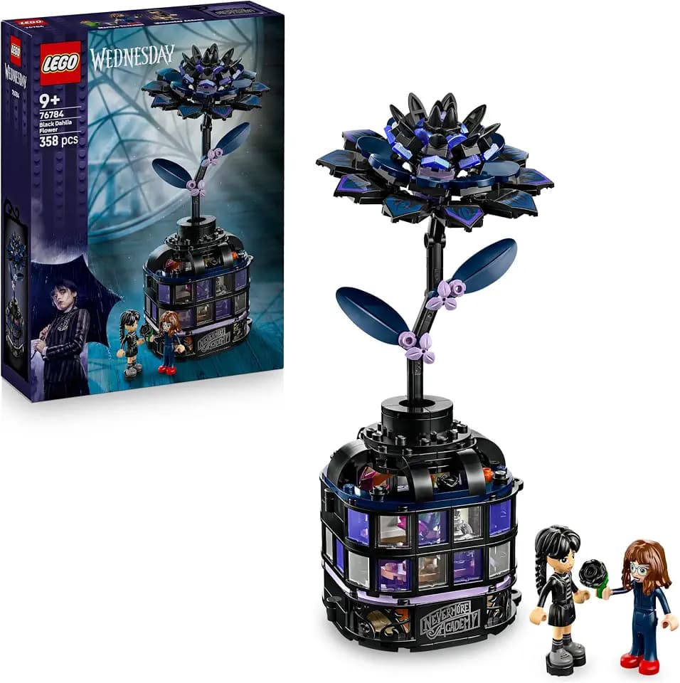 LEGO Wednesday Schwarze Dahlie 76784