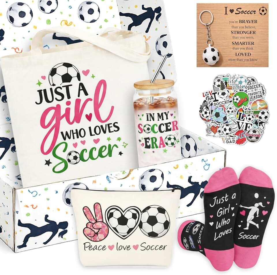 Soccer Gifts for Teen Girls Coach Women, Sport Lovers Gift Set