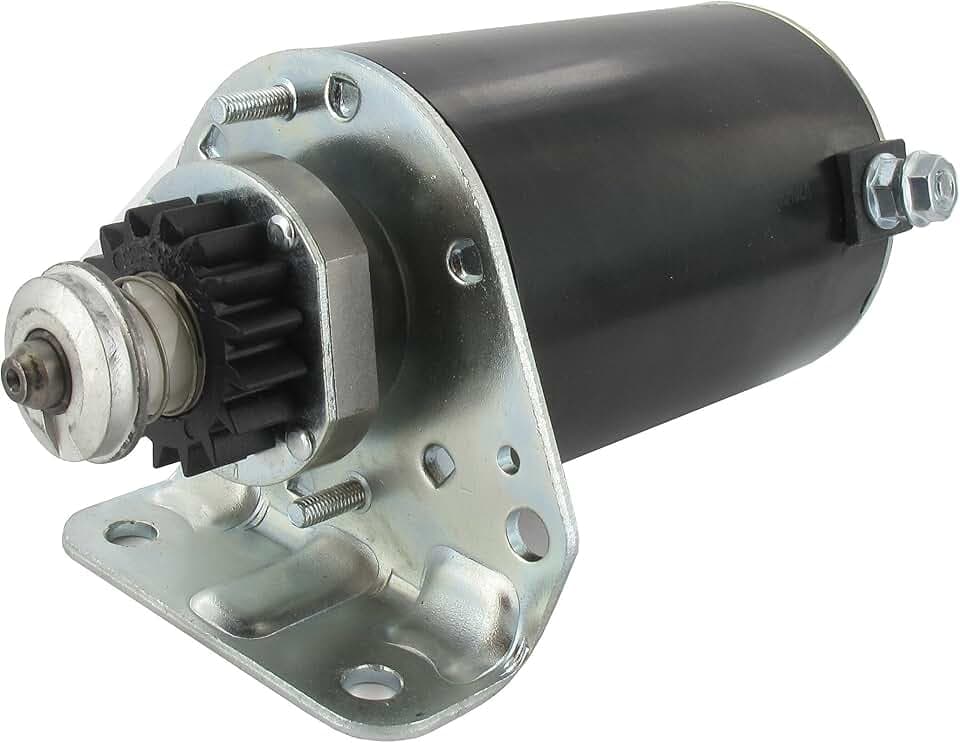 GREENSTAR - Elektrostarter - 16-Zahn-Ritzel - Rotor 98 mm - Für Modelle von BRIGGS & STRATTON - Originalnr 390838, 391177, 392749, 394805, 494325, 497595, 643054, 691262
