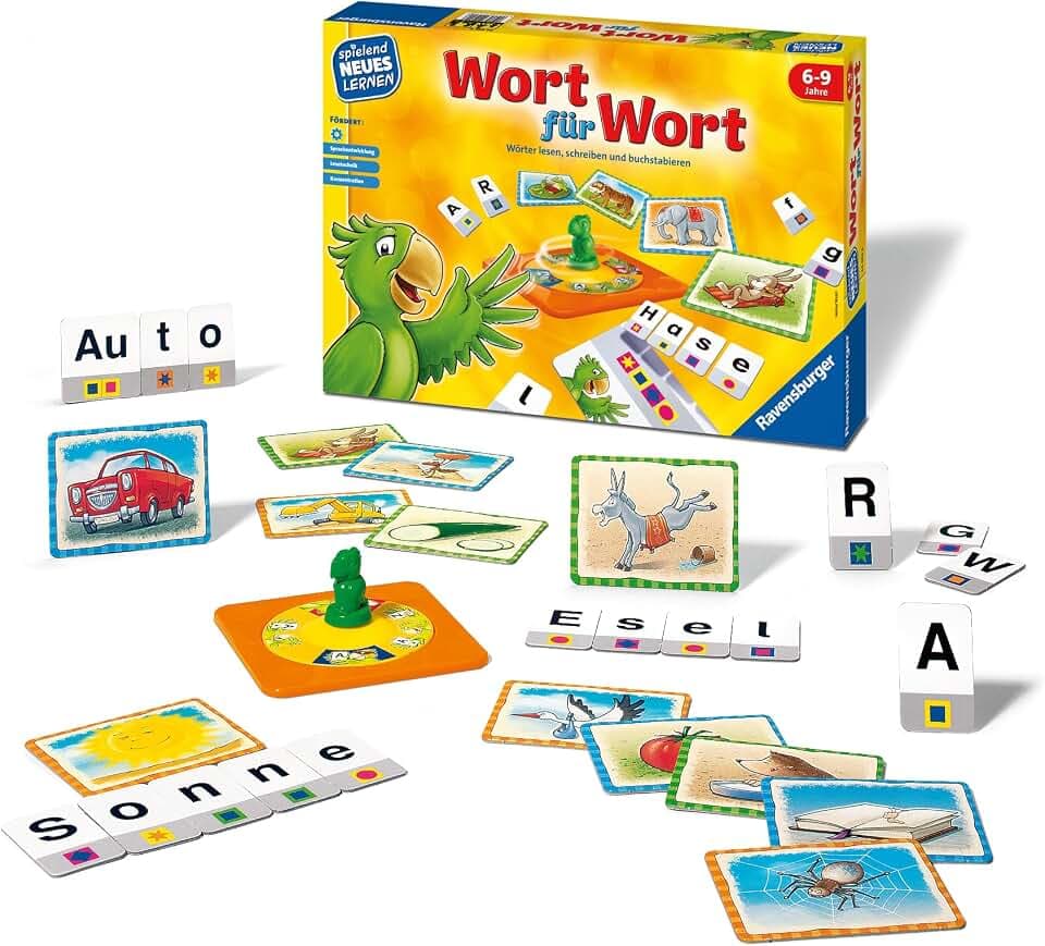 Ravensburger Kinderspiel Wort für Wort - Lernspiel ab 6 Jahre