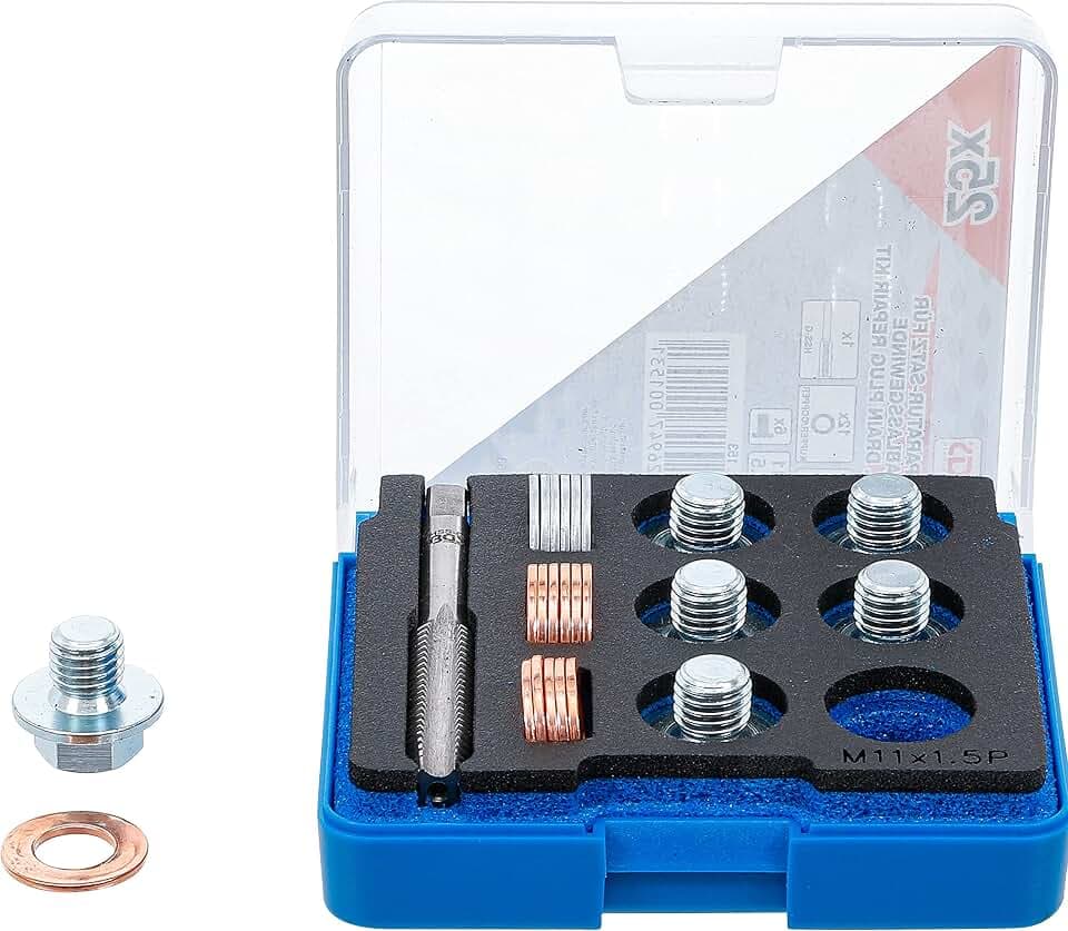 BGS 153 | Reparatursatz für Öl-Ablass-Gewinde | M11 x 1,5 mm