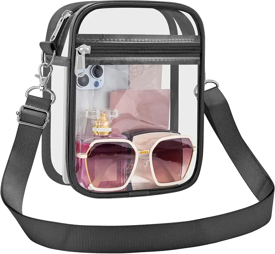 Clear Bag for Stadium Events, Small Women's Clear Purse