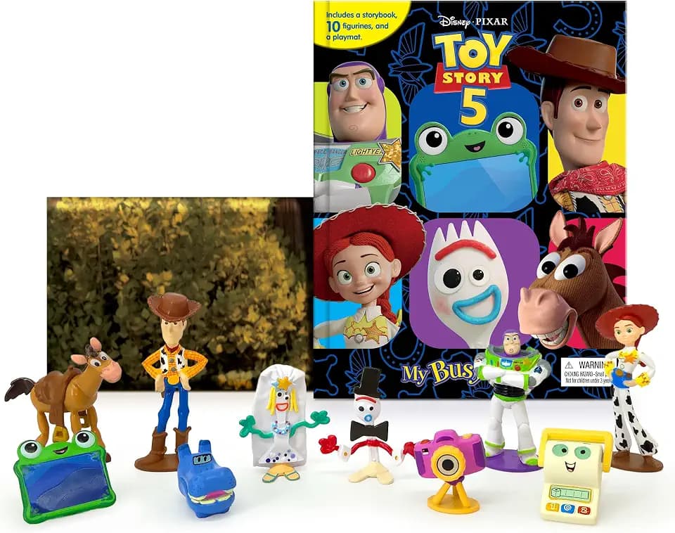 Disney / Pixar Toy Story 5 My Busy Books - Storybook, 10 figurines, playmat