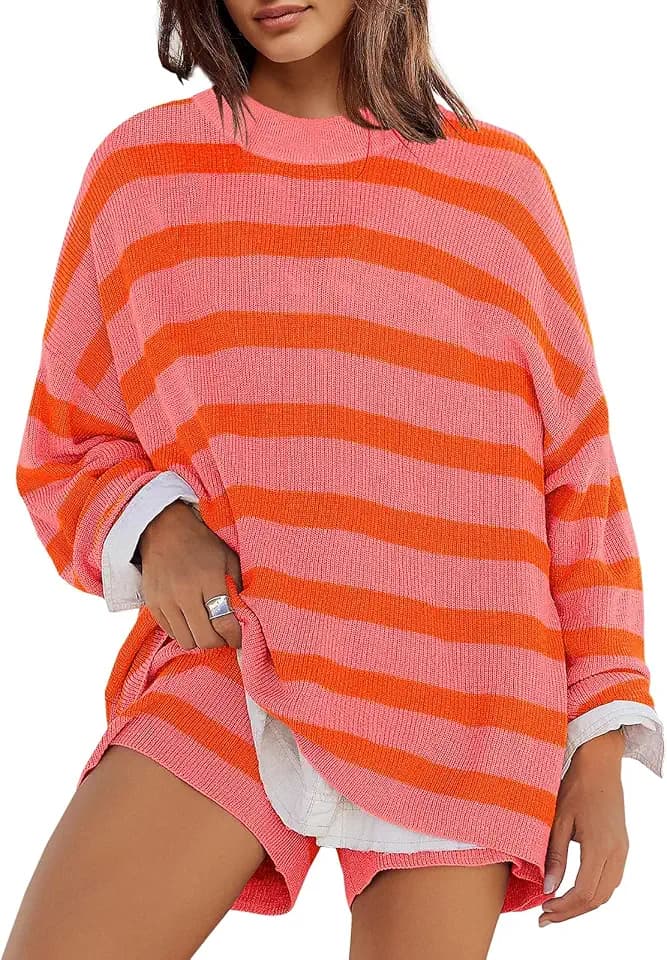 Panadila Womens Striped Lounge Set 2 Piece Pajama Sets