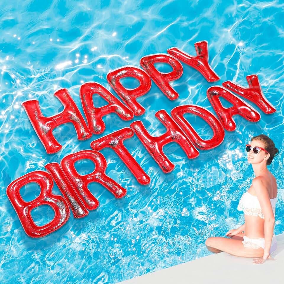 Shappy Happy Birthday Pool Floats Balloon