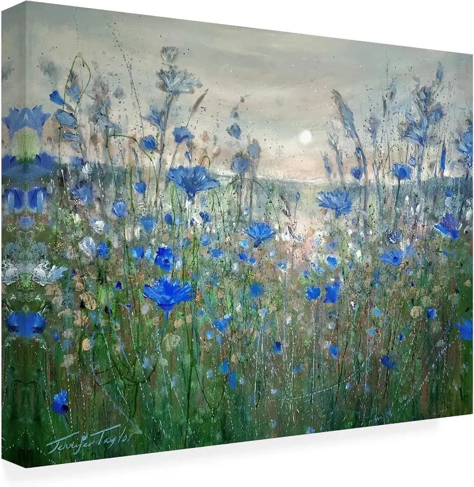 Trademark Fine Art Outdoor Canvas Art - Jennifer Taylor Art 'Mornings Song' Wall Art for Outdoor Spaces, Patios, or Gardens