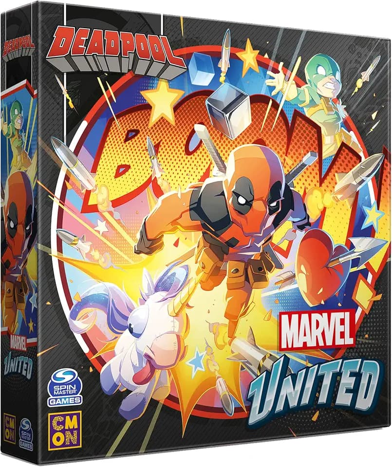 CMON Marvel United Deadpool Expansion | Tabletop Miniatures Game | Strategy Game | Cooperative Game for Adults and Kids | Ages 14+ | 1-4 Players | Average Playtime 40 Minutes | Made