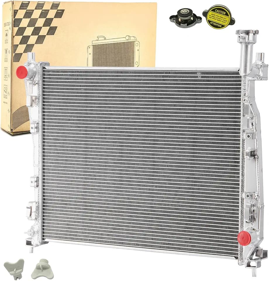 Full Aluminum Radiator for 2011-2021 Jeep Grand Cherokee Dodge Durango 3.0L 3.6L 5.7L 2012 2013 2014 2015 2016 2017 2018 2019 2020 Replacement Radiator