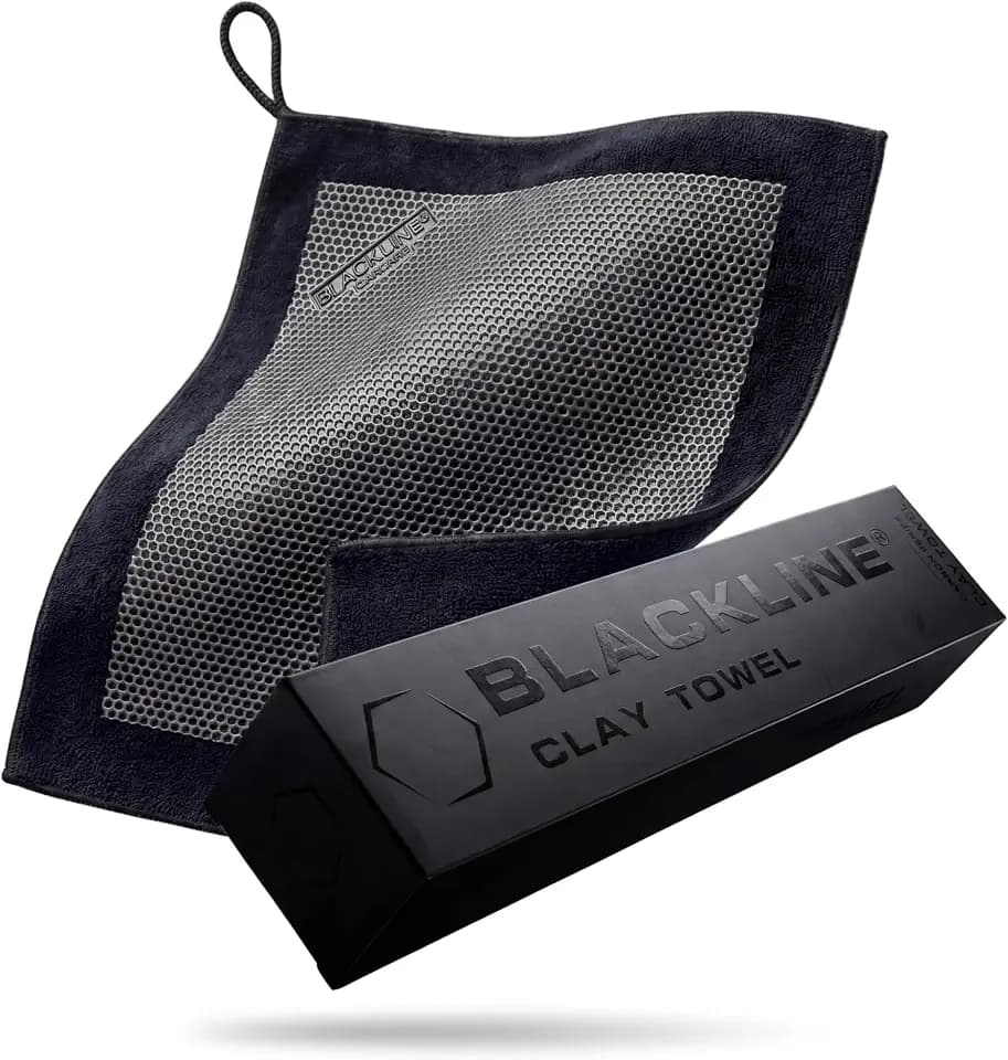 Blackline Synthetic Clay Towel 12"x12" - Clay Bar Alternative, Detailing