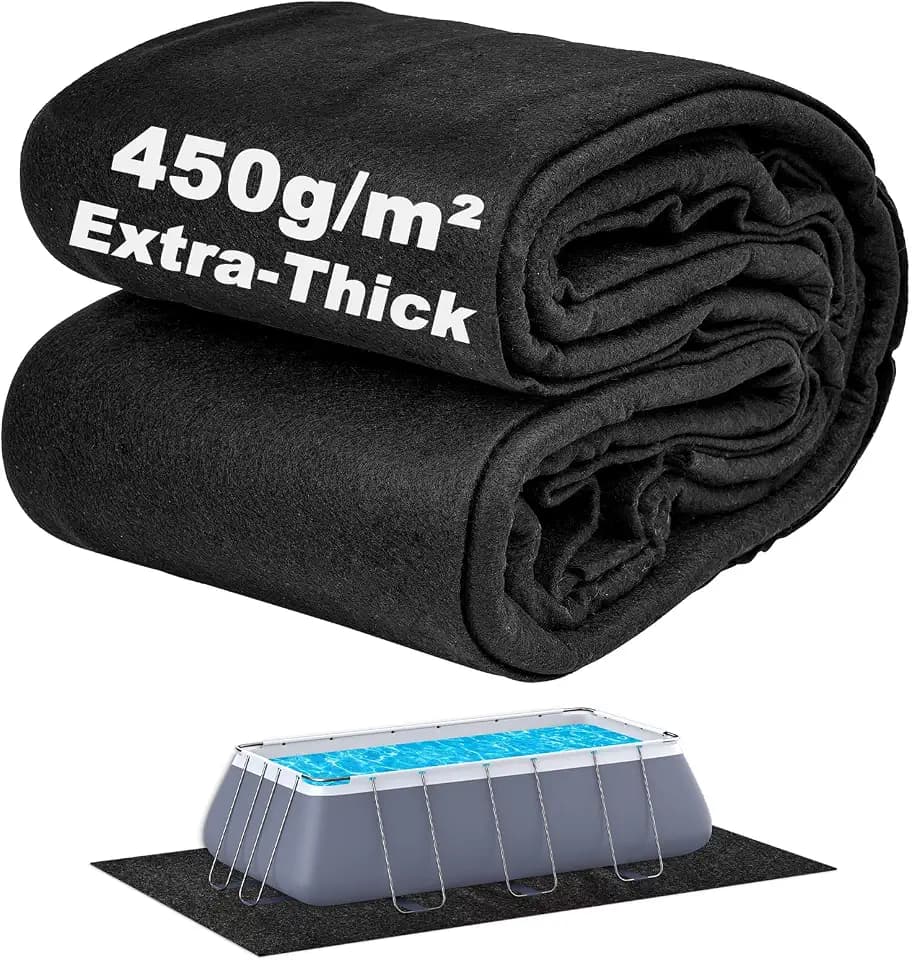 Pool Pads for Above Ground Pool, 8.2’x 12’ Extra-Thick Seamless Comfort