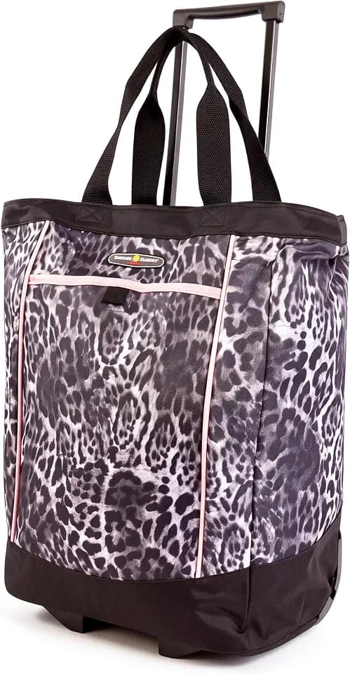 Pacific Coast Signature Large Rolling Shopper Tote Bag