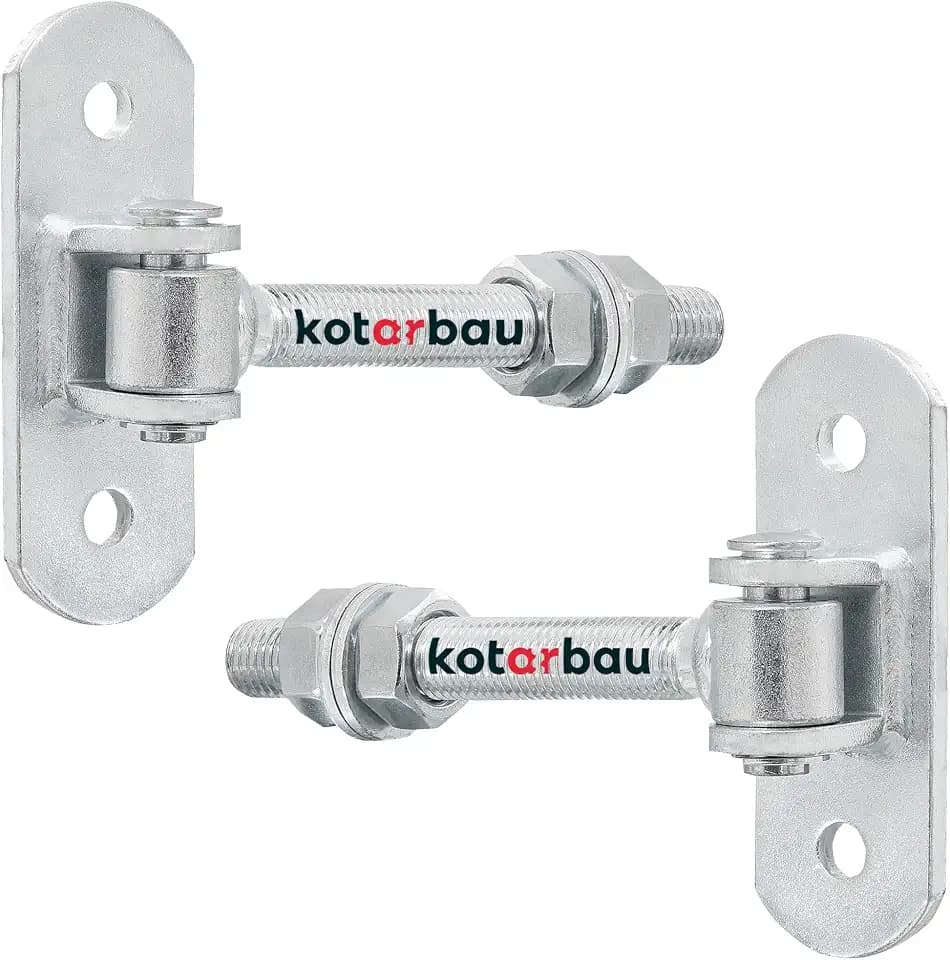 KOTARBAU® Torangel M16 x 130 mm, Einstellbar, Torband mit Anschraubplatte