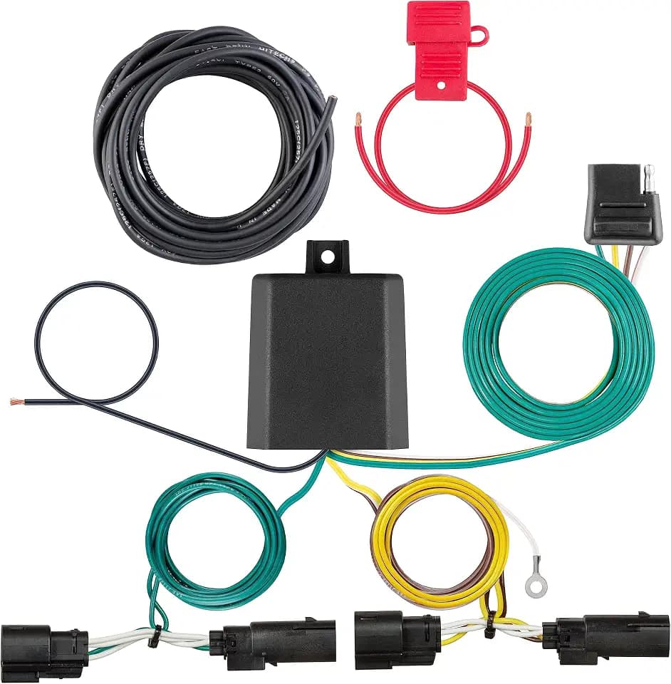 CURT 56492 Vehicle-Side Custom 4-Pin Trailer Wiring Harness, Compatible with Select Pacifica