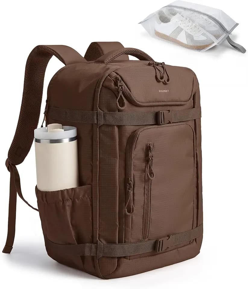 BAGSMART Travel Backpack for Women & Men, 17-Inch Laptop Carry on Backpack