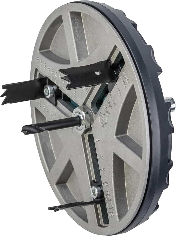wolfcraft Verstellbare Lochsäge - Universal Kreisschneider Ø 45-130 mm