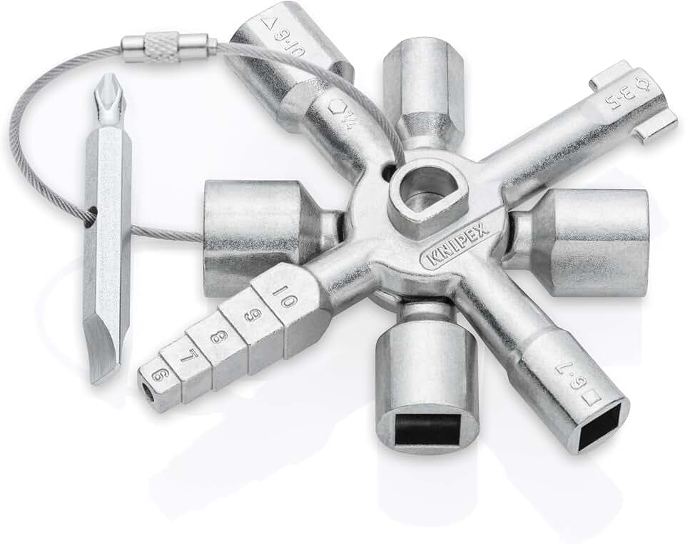 KNIPEX TwinKey Schaltschrankschlüssel, 00 11 01