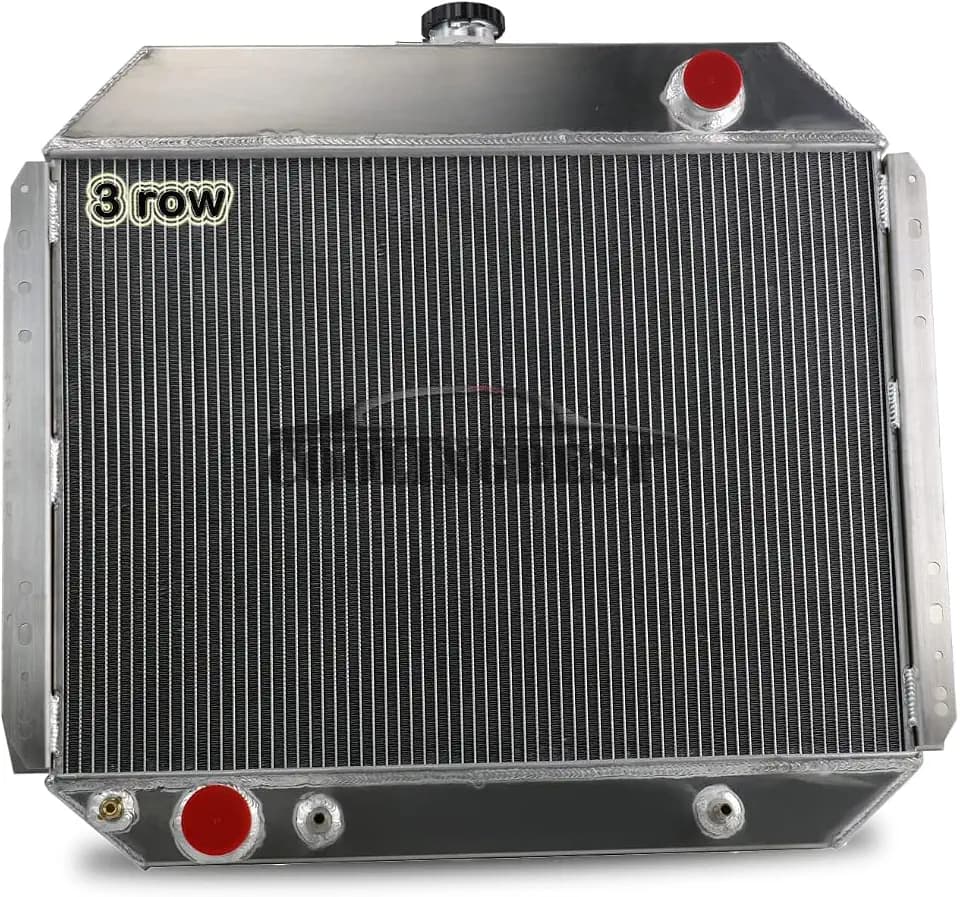 3 Row Aluminum Radiator for 1966-1979 Ford Bronco F100 F150 F250 F350 F500 2.8L 3.3L 3.9L 4.7L 4.9L 7.5L I6 V8 GAS Engine Radiators