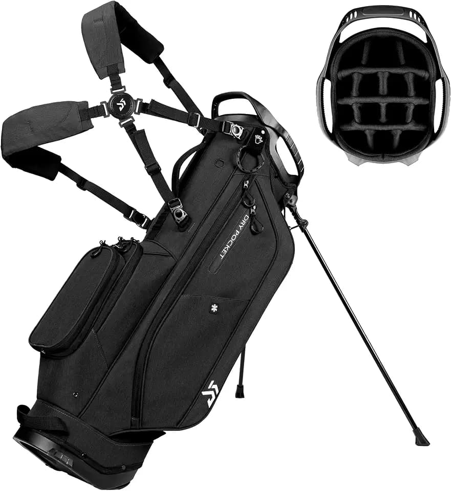 Dragon Tiger Vista 14-Way Lightweight Golf Stand Bag for Walking Golfers