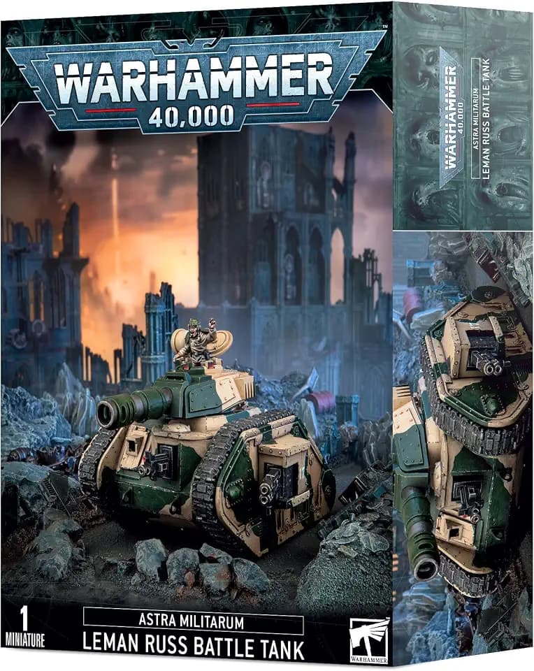 Games Workshop - Warhammer 40,000 - Astra Militarum: Leman Russ Battle Tank (2023 Edition)