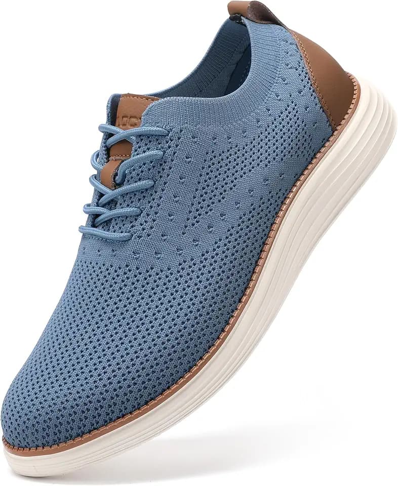 VILOCY Men's Casual Dress Sneakers Tennis Walking Shoes