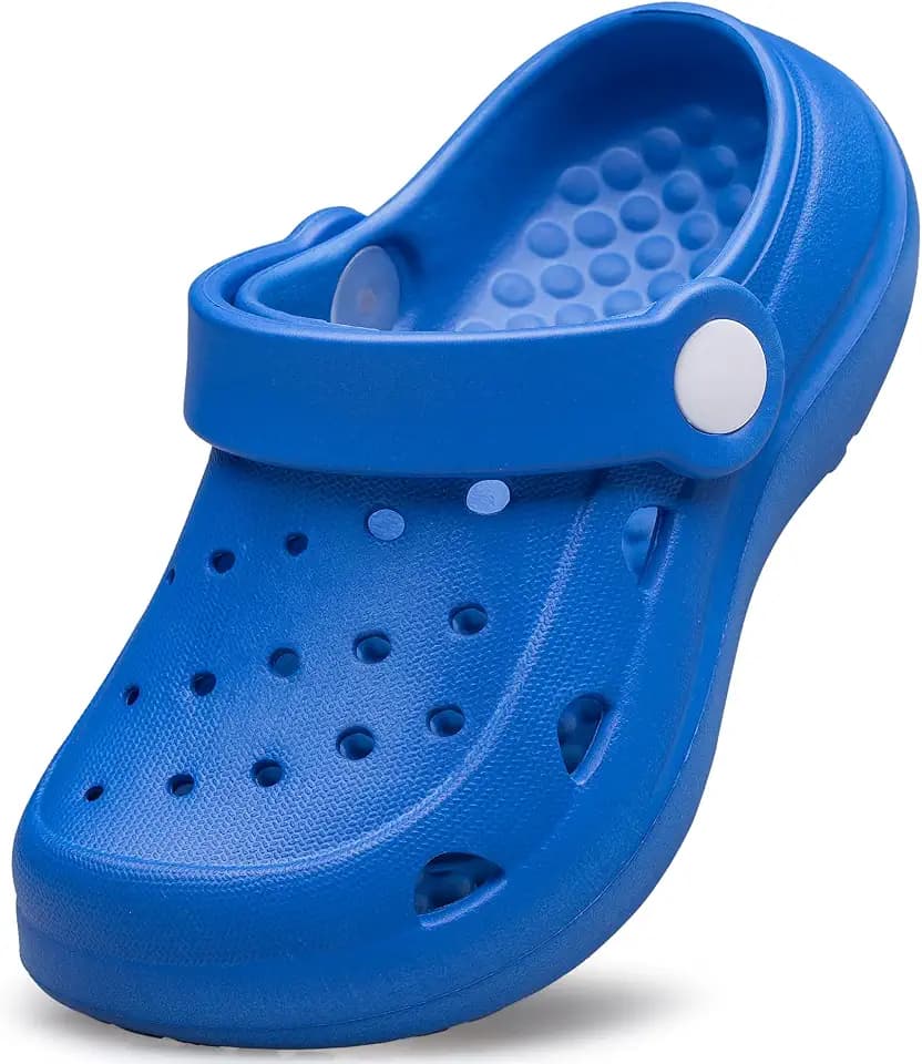vibdiv Boys Girls Clogs Kids Garden Shoes Unisex Child Cartoon Slides Sandals Beach Slipper Indoor Outdoor(Toddler/Little Kids/Big Kids)