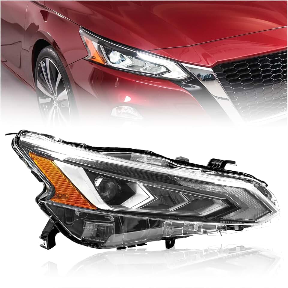 Right LED Projector Headlight For Nissan Altima 2019-2022 Headlamp w/DRL
