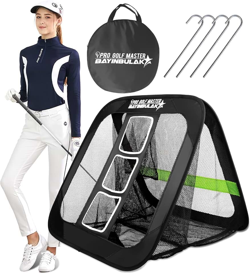 BAYINBULAK Golf Chipping Übungsnetz – Geschenk für Männer und Frauen – Hinterhof Driving Swing Golf Artifact