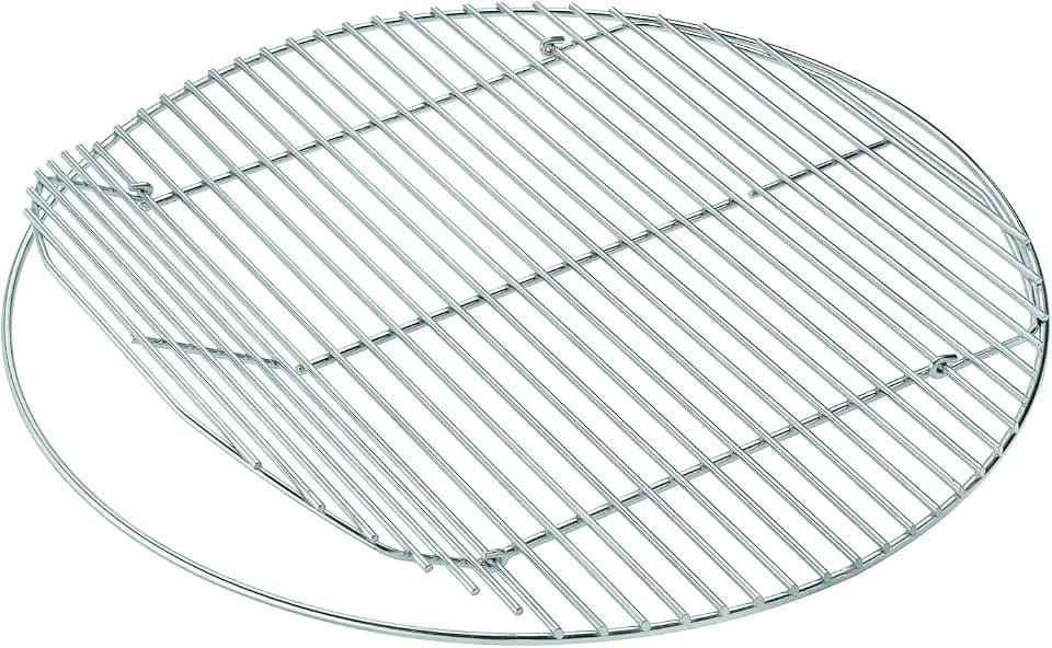 RÖSLE Grillrost, Hochwertiger Grillrost aus Edelstahl 18/0 passend für RÖSLE Grills No.1 SPORT F50, klappbar, spülmaschinengeeignet, Silber