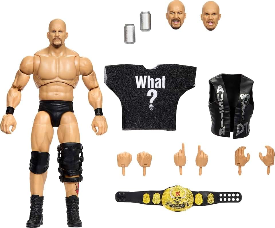 Mattel WWE Ultimate Edition Stone Cold Steve Austin Action Figure