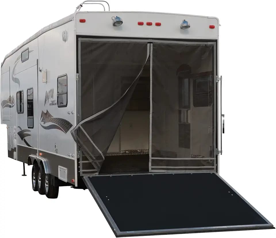 Classic Accessories Over Drive Toy Hauler Screen, Rear Opening 90.5" H, RV Cover, Camper Cover, Travel Trailer Cover
