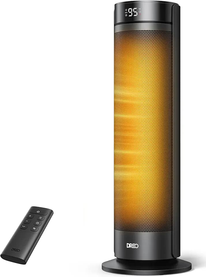DREO Space Heater for Indoor Use, Quiet Heaters for Large Room