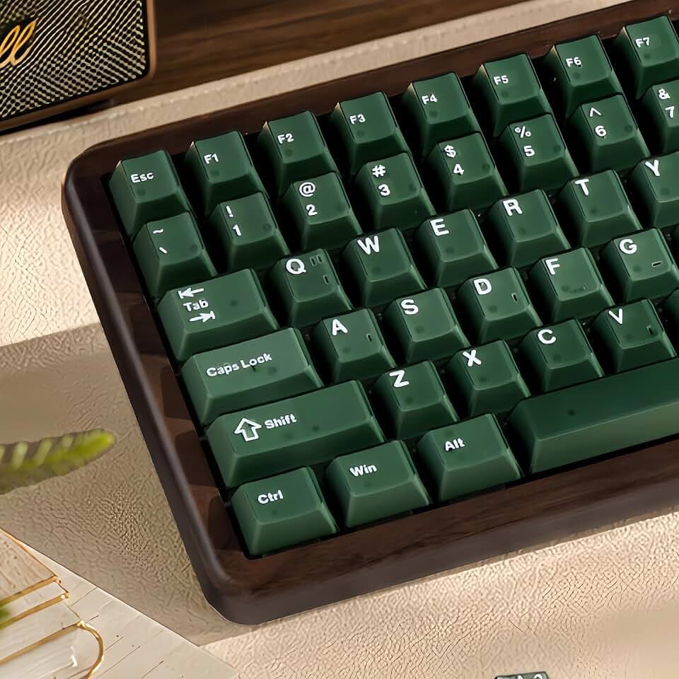 dagaladoo Double Shot PBT keycaps Green, Cherry Profile Keyboard Keycap