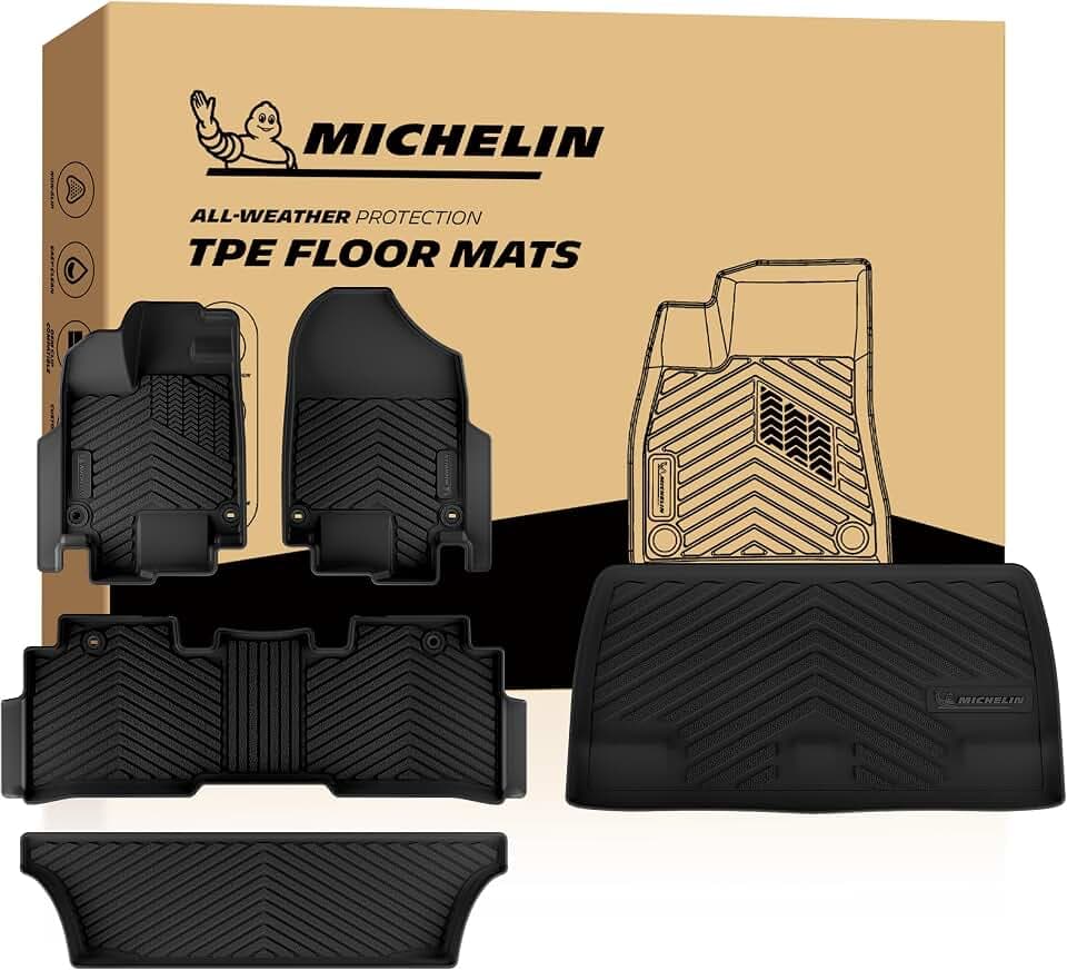 Michelin Vehicle Mats for 2018-2025 2026 Honda Odyssey Mini Passenger Van