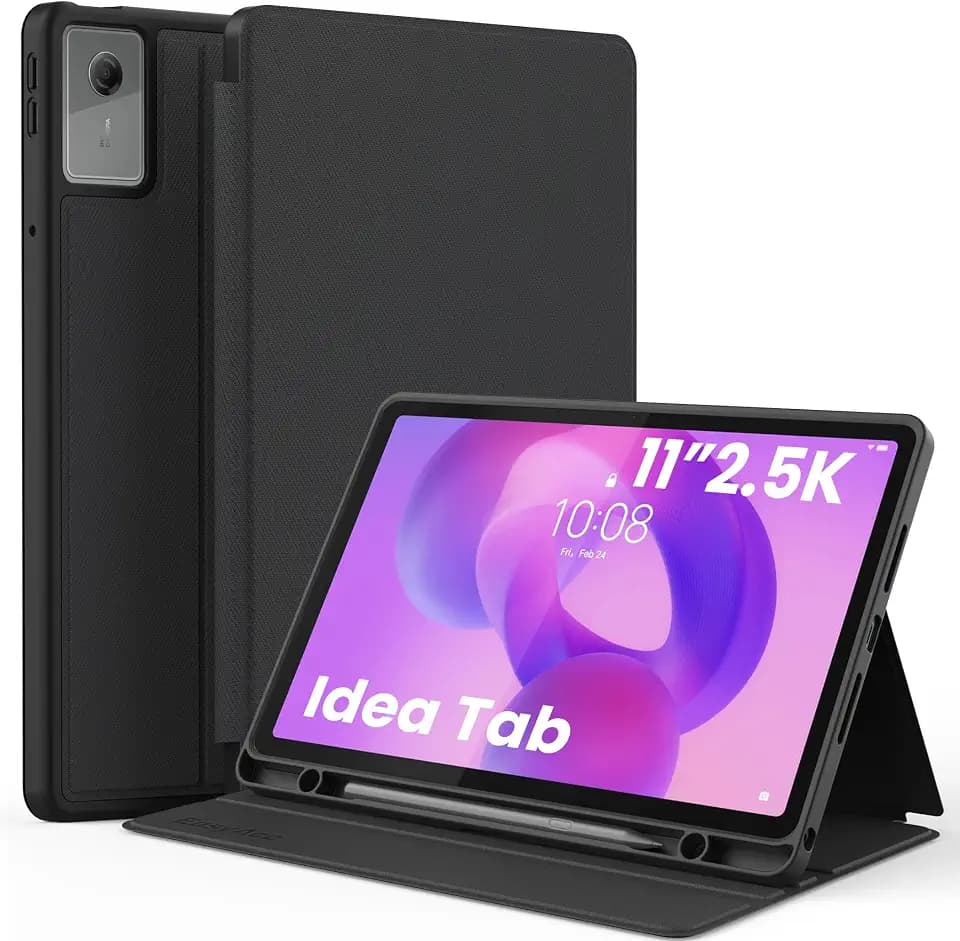EasyAcc Dünne Hülle für Lenovo Idea Tab 11 Zoll 2025 mit Stifthalter