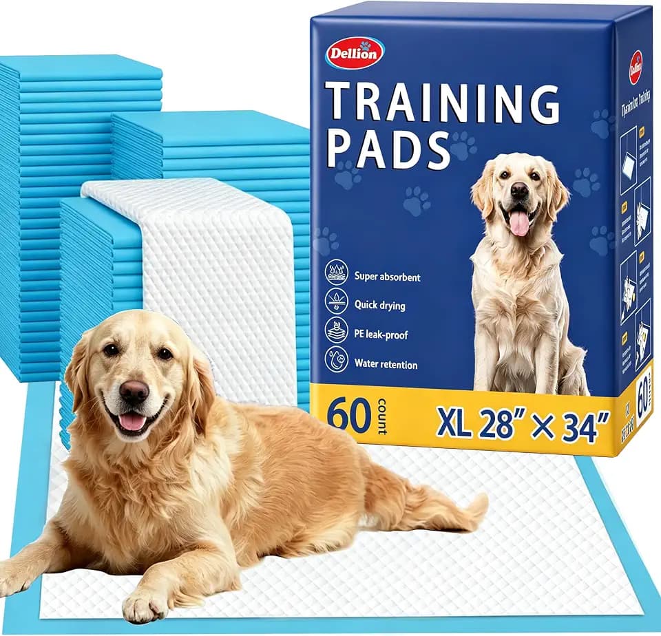 XL Puppy Pads 60 Ct 28x34 Extra Large Dog Pee Pads 1400ML