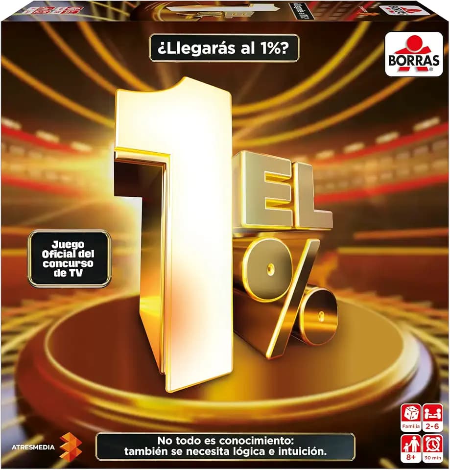 Educa - EL 1% | lustiges Brettspiel für Familie und Freunde | Geschenk für Erwachsene basierend auf der TV-Show | ab 8 Jahren (20453)