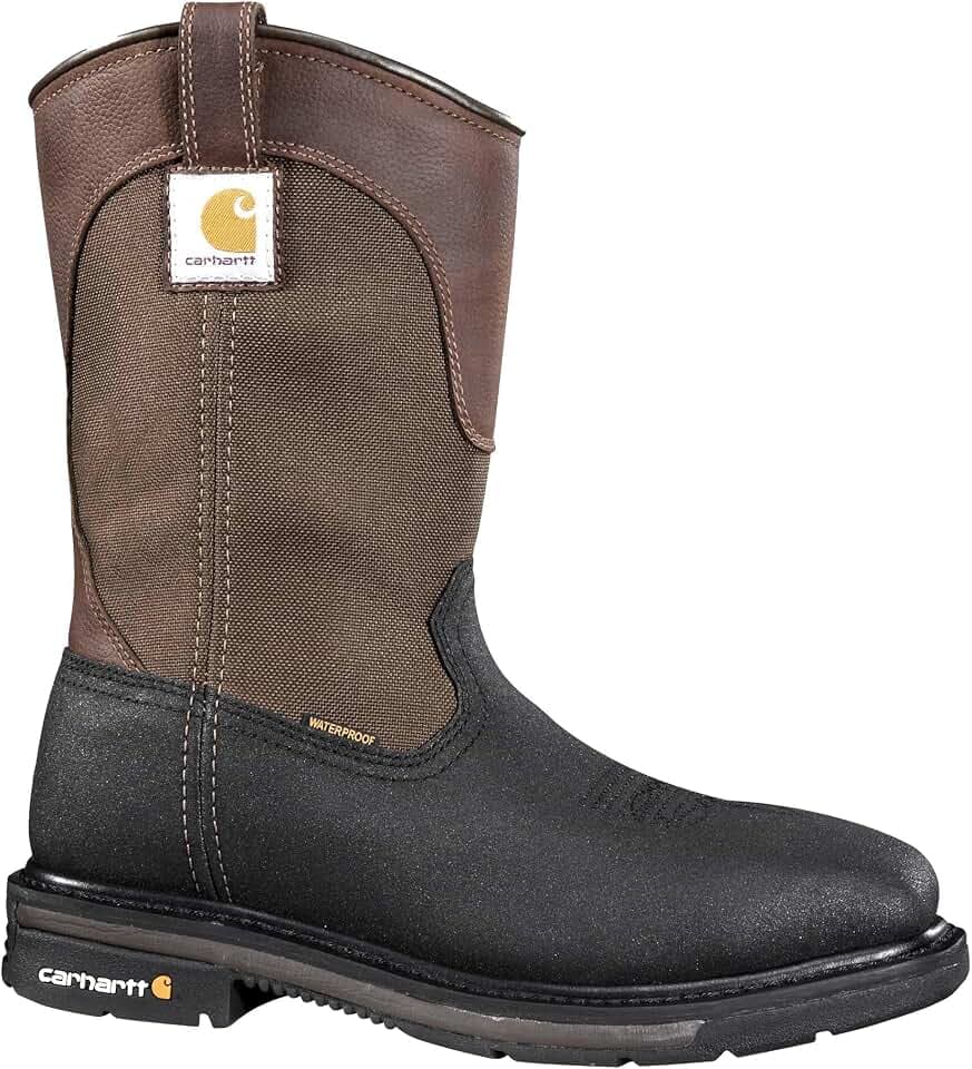 Carhartt Rugged Flex Herren-Gummistiefel mit quadratischer Zehenpartie, 27,9 cm, Stahlkappe