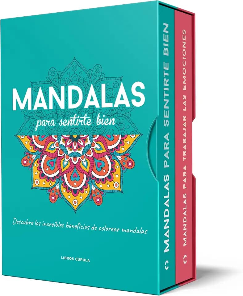Estuche Mandalas para sentirte bien + Mandalas para trabajar tus emociones (Prácticos)