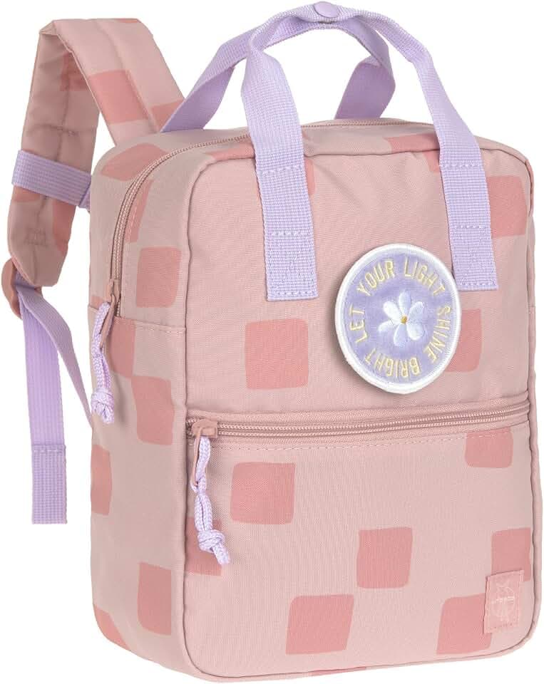 LÄSSIG Kindergartenrucksack Mini Square 7L Pattern Party Rose