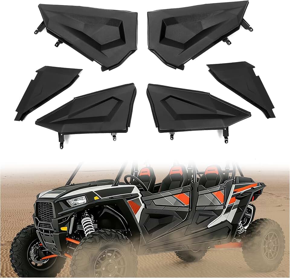 HECASA Door Compatible with 14-23 Polaris RZR Turbo Replacement for 2879942