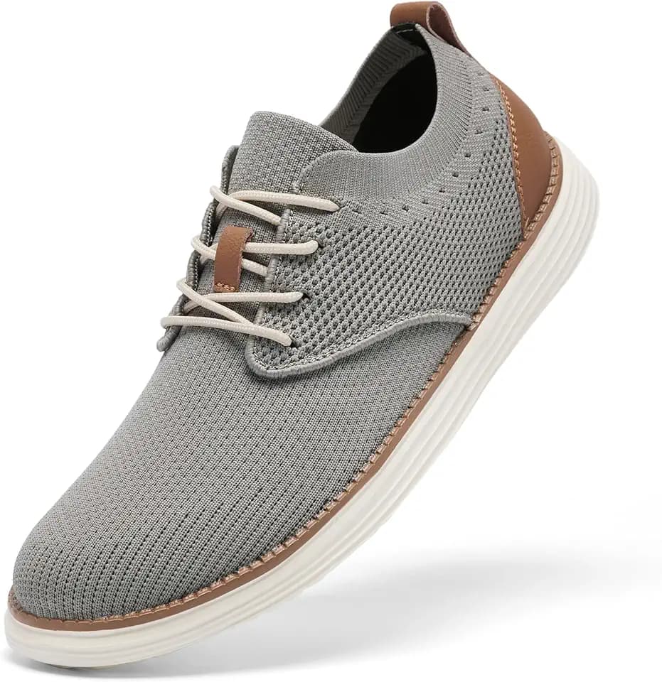 SHULOOK Herren Atmungsaktive Gestrickte Sneakers Leichte