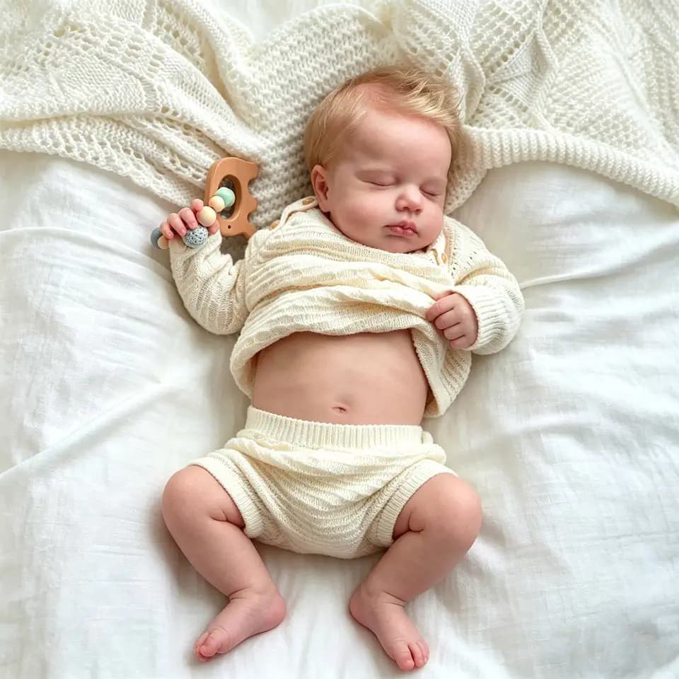 Anano Reborn Baby Dolls Full Body Boy 20 Inch Realistic Baby Doll Soft Body, Real Life Babys Full Body Reborn Dolls, Lifelike Babys Doll with Accessories