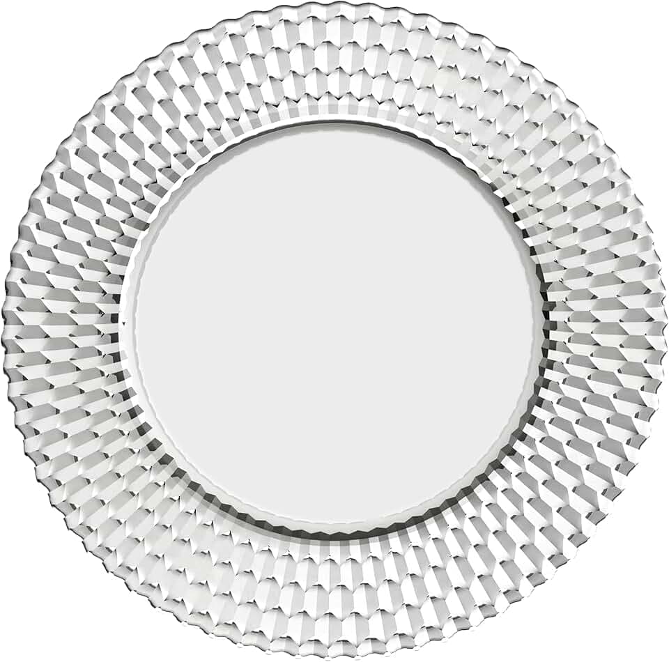 Villeroy & Boch - Boston Platzteller 32 cm Klar, Spülmaschinenfest, Teller, Servierplatte, Kuchenteller, Dessertteller, Glasteller, Essgeschirr, Essteller, Servierteller, Kristallglas