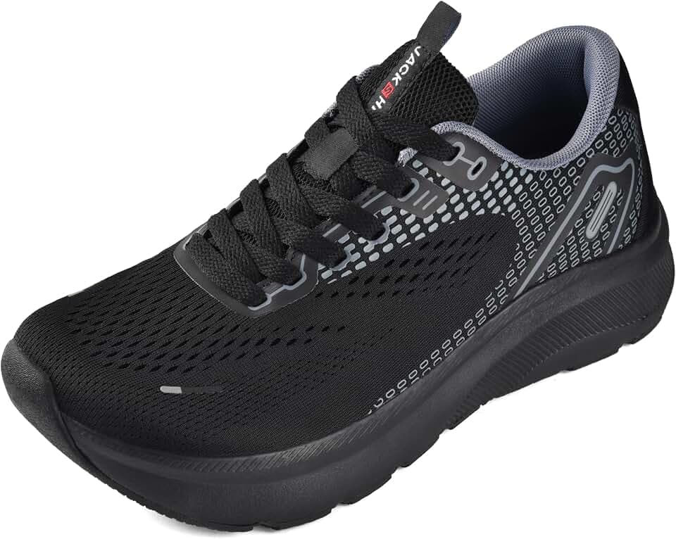 JACKSHIBO Wide Toe Box Shoes Women Arch Support Zero Drop Wide Sneakers