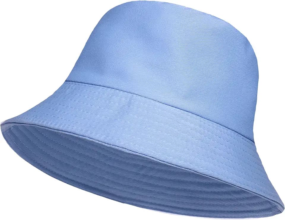 COSHAL® Kinder Fischerhut, wendbar, Unisex, Jungen, Mädchen, Baumwolle, Fischerhüte für Camping, Wandern, Reisen, Baseballkappe, Fußball, Sommer, Strand, Sonnenhut, einfarbige Farben