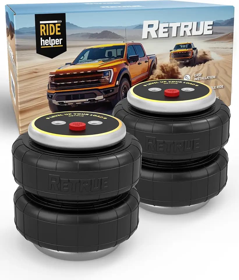 RETRUE Universal Air Bags Air Suspension Spring with Air Fitting and Bolts