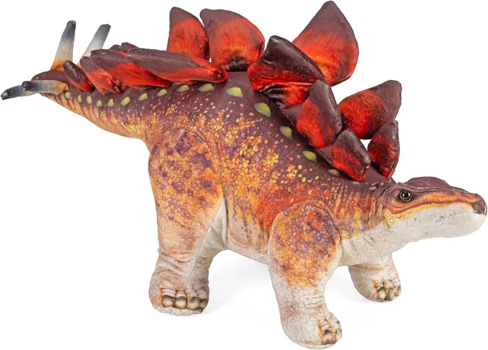 Wild Republic Artist Collection Dino Stegosaurus Stuffed Animal - 15"