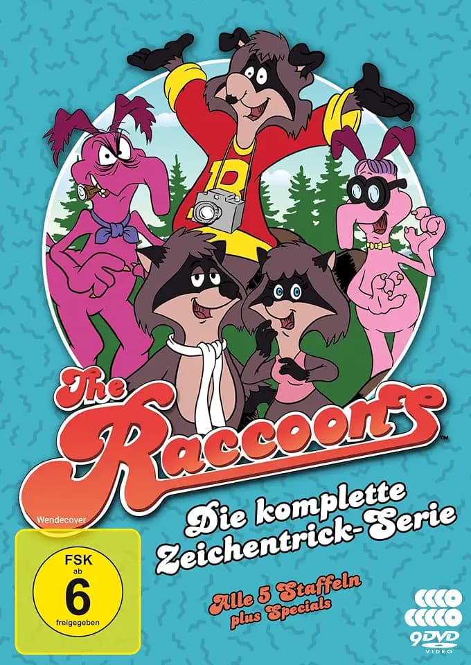 Die Raccoons - Die komplette Zeichentrickserie (5 Staffeln plus Specials)