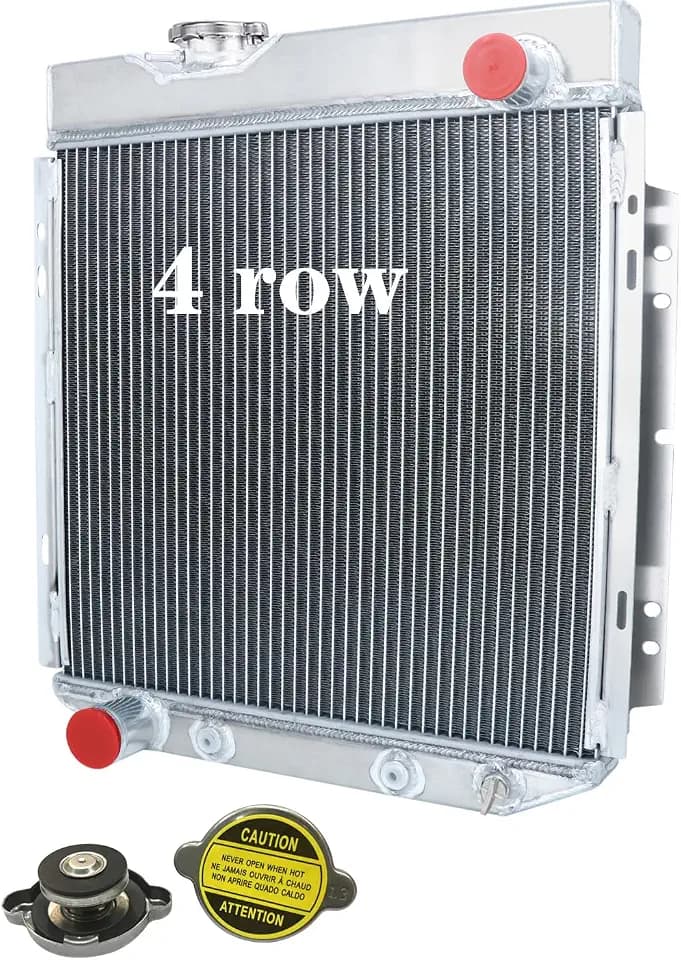 4Row Radiator for 1960-1966 Ford Mustang Falcon Ranchero Ford Econoline