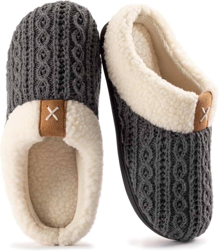 ULTRAIDEAS Women's Indoor Outdoor Slipper Memory Foam